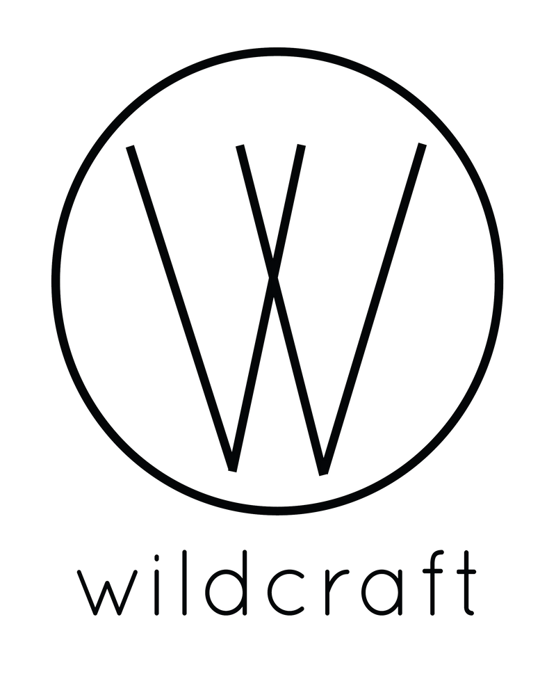 Wildcraft logo — a line-drawn W monogram inside a circle, above the brand name in lowercase