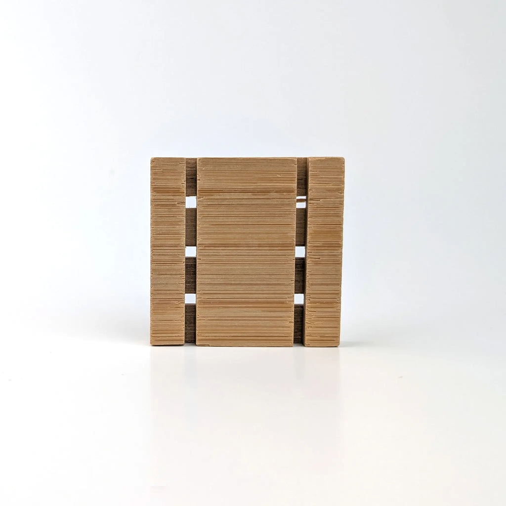 Bamboo Square Skid Soap Dish