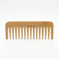Wide Tooth Bamboo Comb — For Thick and Curly Hair