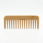 Wide Tooth Bamboo Comb — For Thick and Curly Hair