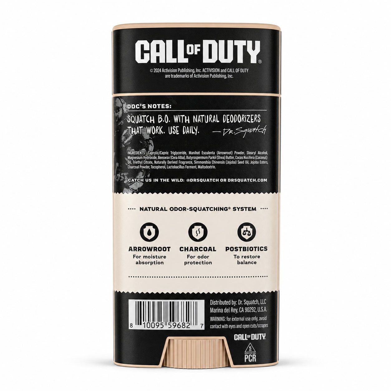 Dr. Squatch x Call of Duty Ghost Sticc Deodorant | Limited Edition