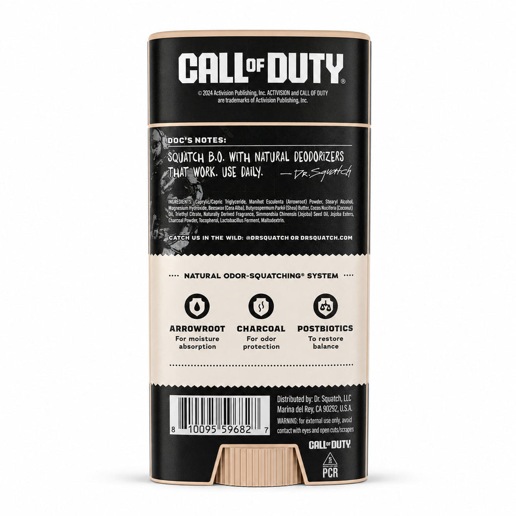 Dr. Squatch x Call of Duty Limited Edition Deodorant – Ghost Sticc