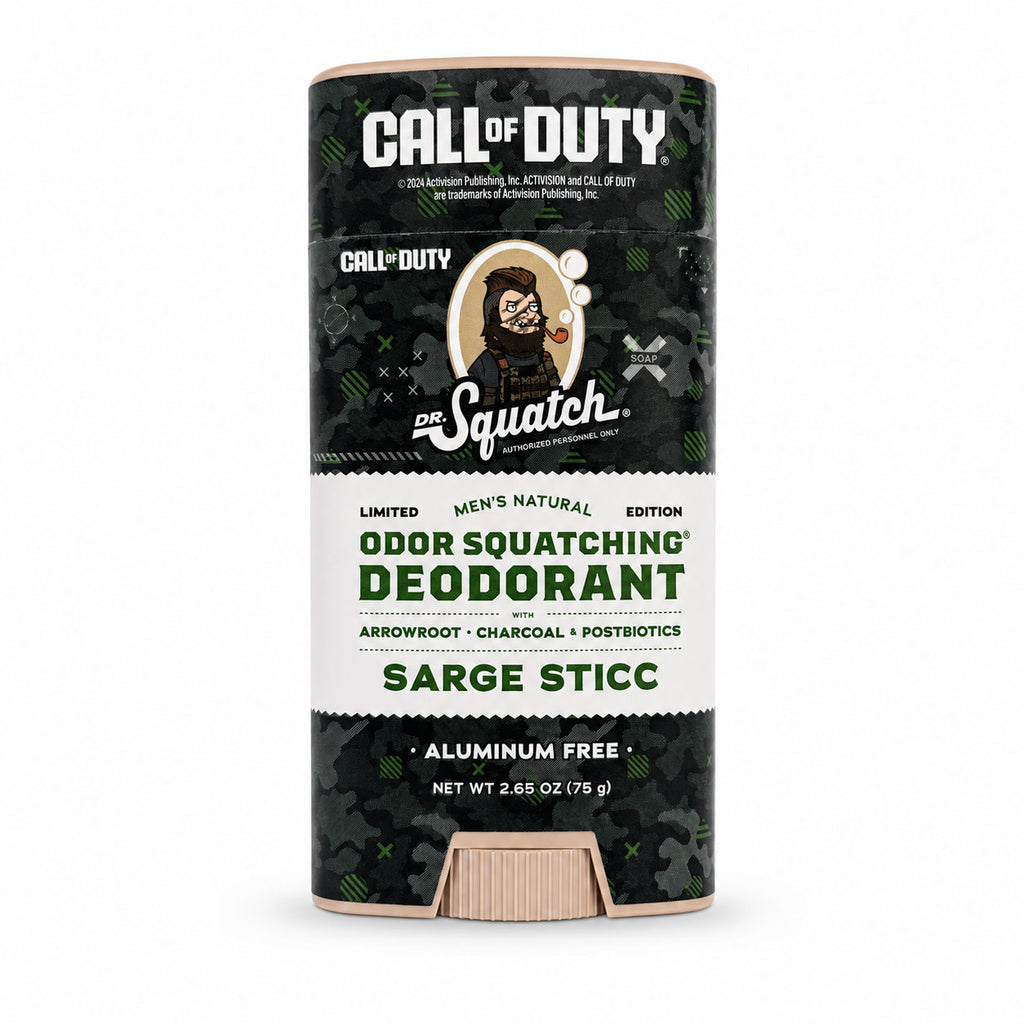 Dr. Squatch x Call of Duty Limited Edition Deodorant – Sarge Sticc