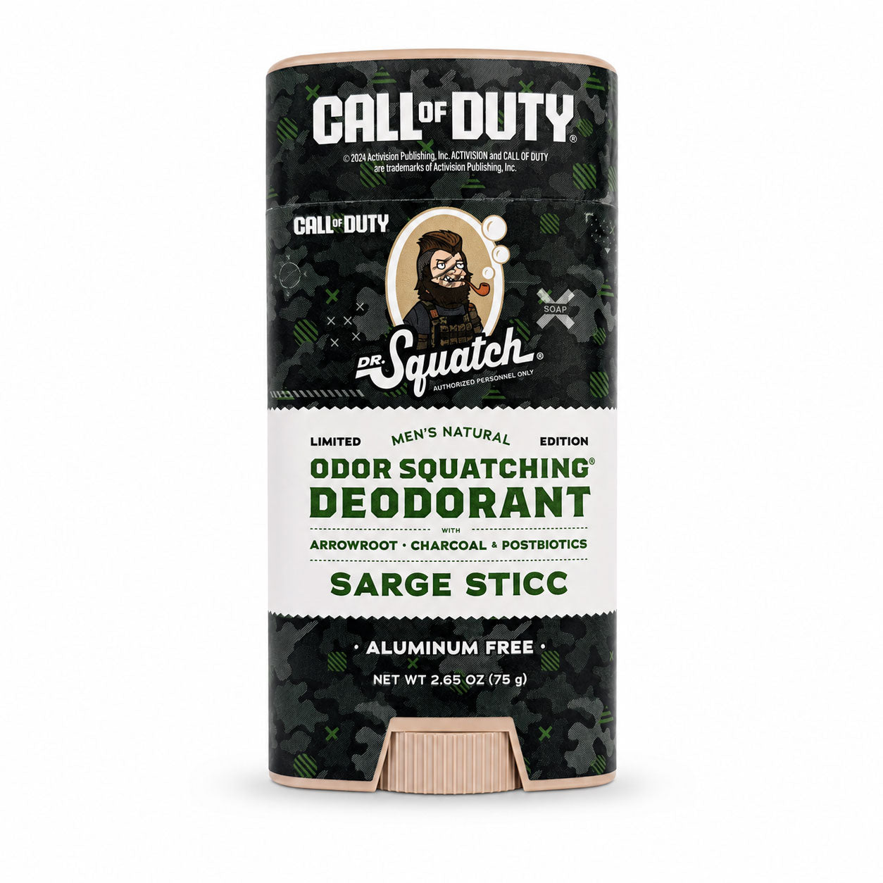 Dr. Squatch x Call of Duty Limited Edition Deodorant – Sarge Sticc