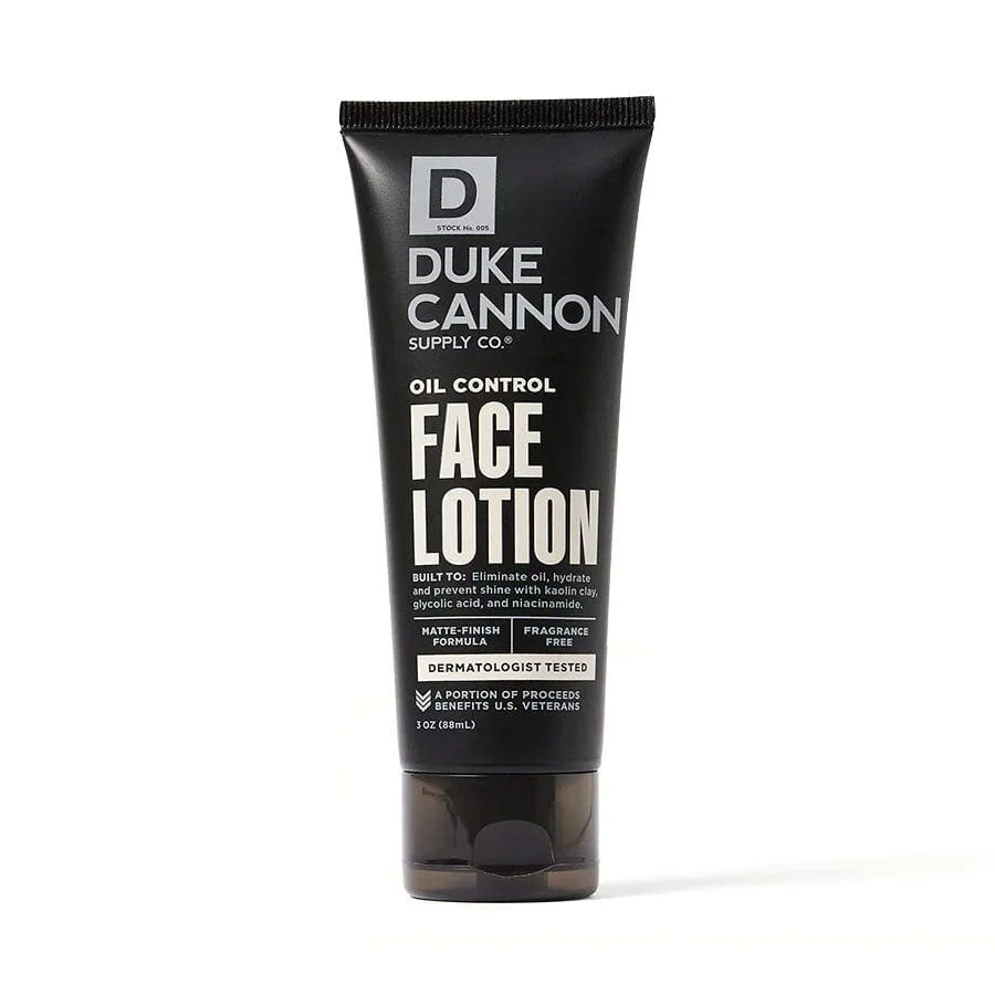 Duke Cannon: Oil Control Face Lotion
