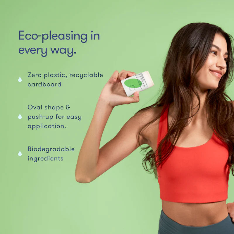 HiBAR Plastic Free Natural Deodorant - Fresh Rain & Cucumber