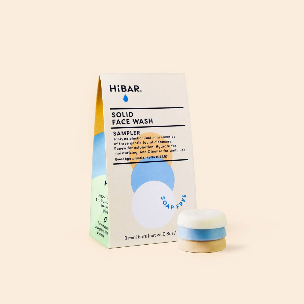 Solid Face Wash Sampler Pack | HiBAR
