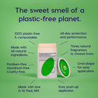 HiBAR Plastic Free Natural Deodorant - Fresh Rain & Cucumber