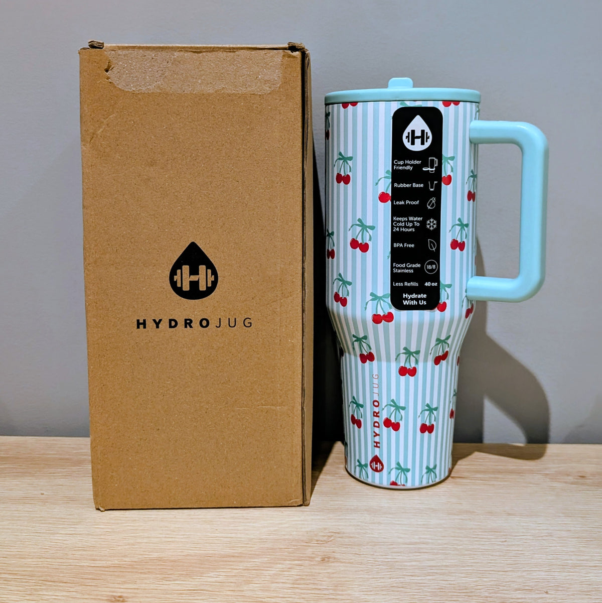 HydroJug Traveler 40 oz Insulated Tumbler – Retired Prints (Open Box)