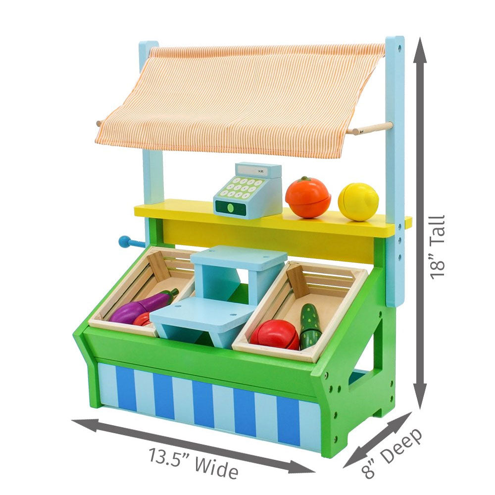 London Kate Wooden Doll Farmer’s Market – Grocery Stand