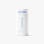 Native Sensitive Cotton & Lily deodorant stick in white 2.65 oz tube with blue label, front view