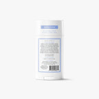 Back label of Native Sensitive Cotton & Lily deodorant showing full ingredients list, directions, and aluminum-free designation