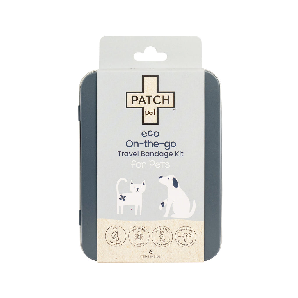 Eco-Friendly Pet Travel Bandage Kit – Compact First Aid Tin