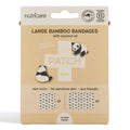 PATCH Large Bamboo Bandages for Kids – Panda Print with Coconut Oil (10 Pack)