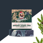 Dr. Squatch All Natural Bar Soap for Men - Snowy Pine Tar