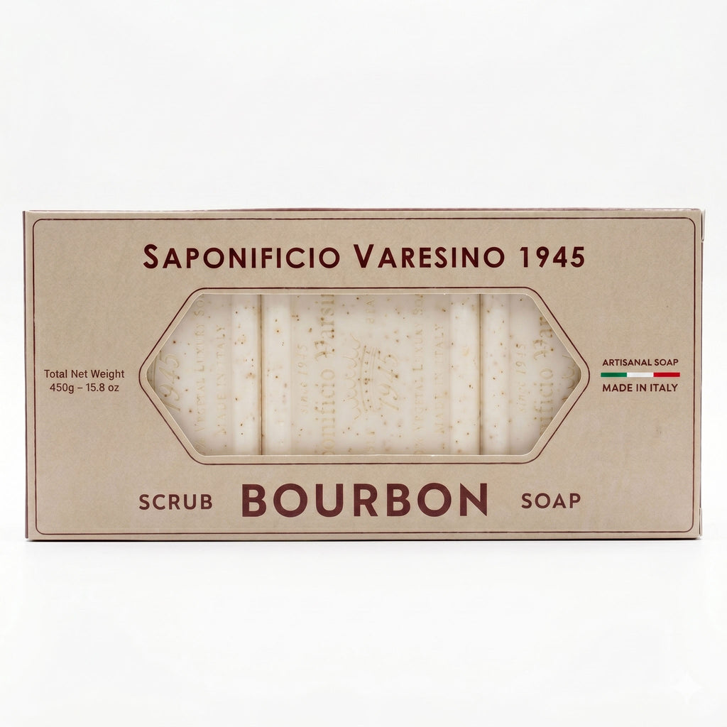 Saponificio Varesino 1945 Bourbon Scrub Soap Gift Set 🇮🇹