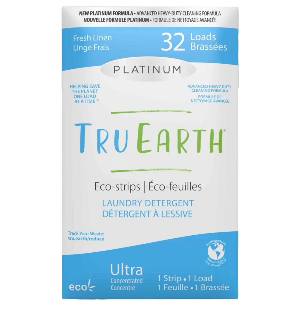 Tru Earth Laundry Strips Platinum - 32 Loads