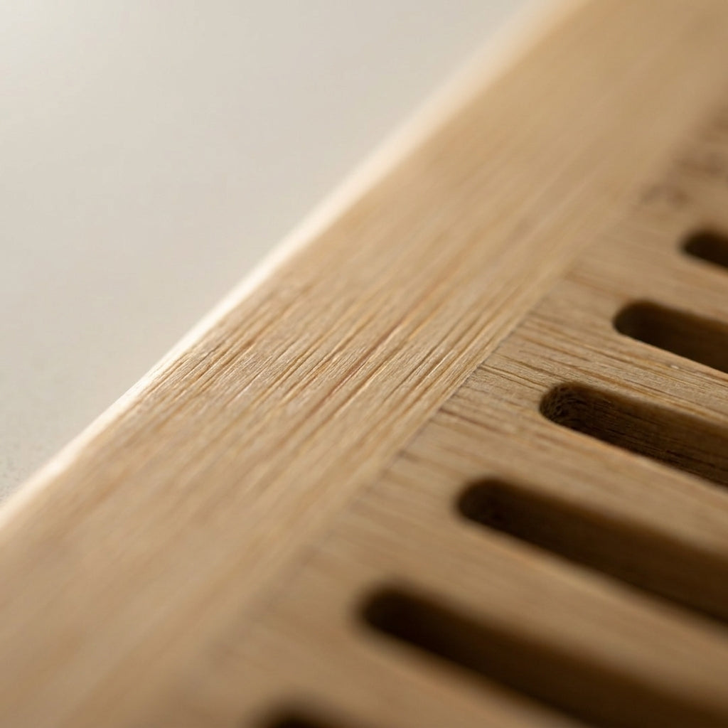 Wide Tooth Bamboo Comb — For Thick and Curly Hair