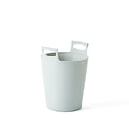 A grey Bamboozle Martha Stewart silicone liner bag with two cut-out handles, shown against a plain white background.