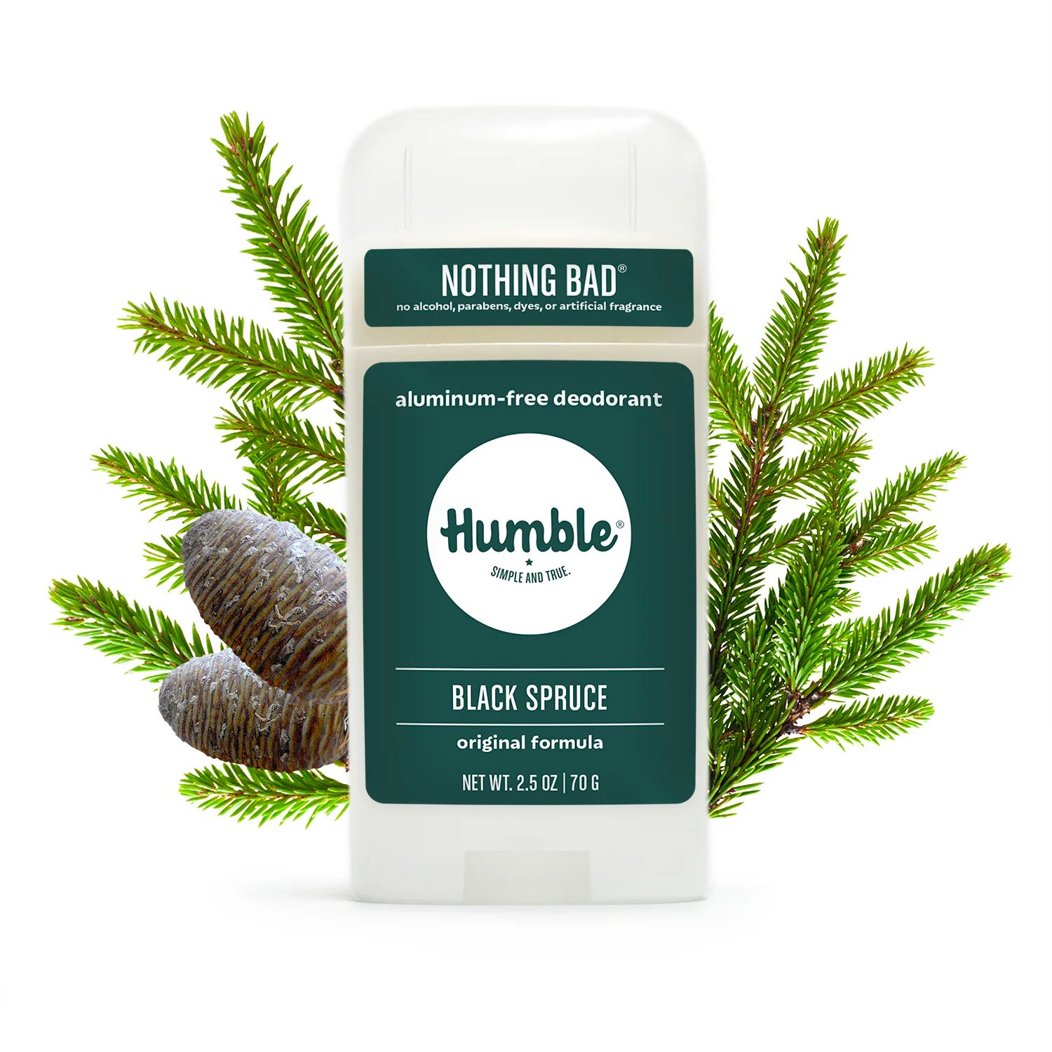 Humble all natural deodorant - black spruce