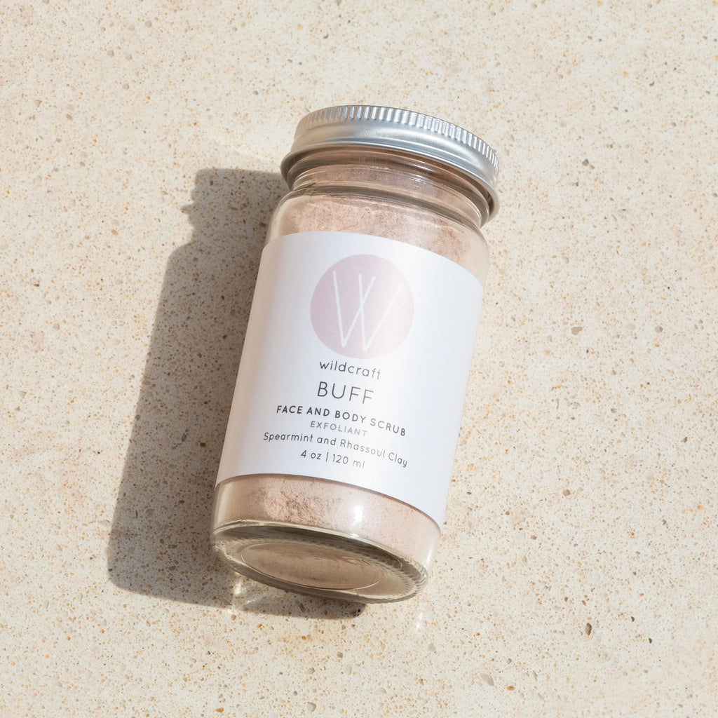 Wildcraft Buff Face and Body Scrub (Spearmint and Rhassoul Clay)