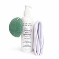 Carina Organics Unscented Face Wash + Konjac Sponge & Free Spa Headband