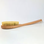 sisal long handle dry body brush with rope