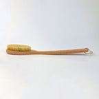 sisal long handle dry body brush with rope