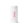 White container of Native Whole Body Vanilla & Raspberry Deodorant, centered on a solid black background.