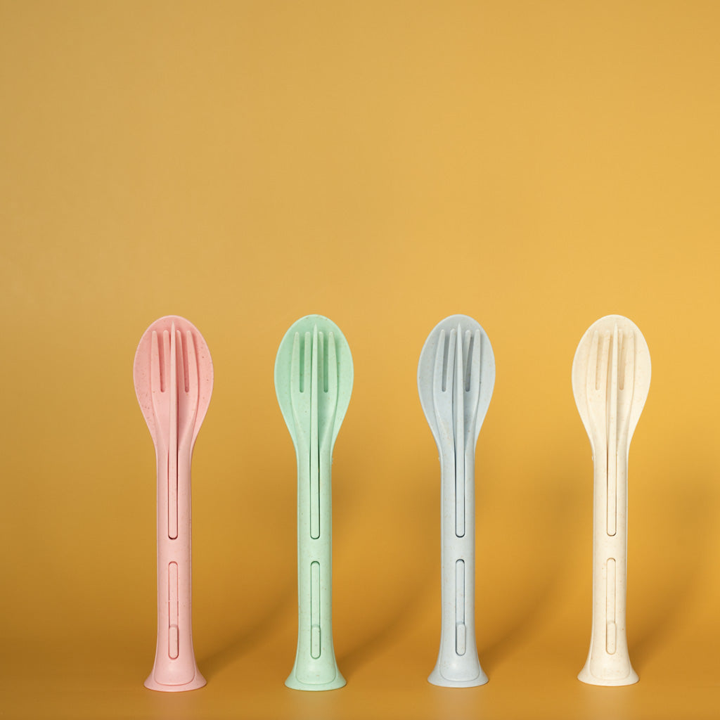 wheat straw cutlery set