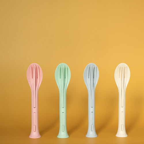 wheat straw cutlery set
