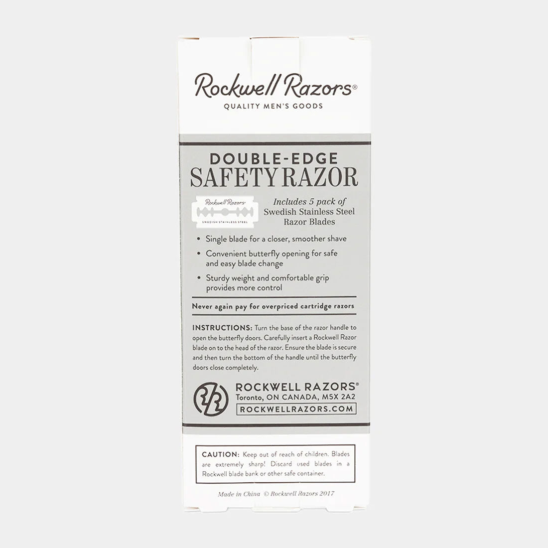 Rockwell R1 Butterfly Double-Edge Safety Razor – Beginner-Friendly