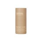 Routine Bonnie n’ Clyde deodorant stick in brown cardboard tube on white background showing label