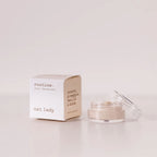 Routine Cat Lady vegan deodorant mini - cream cardboard box beside open glass jar showing light cream deodorant
