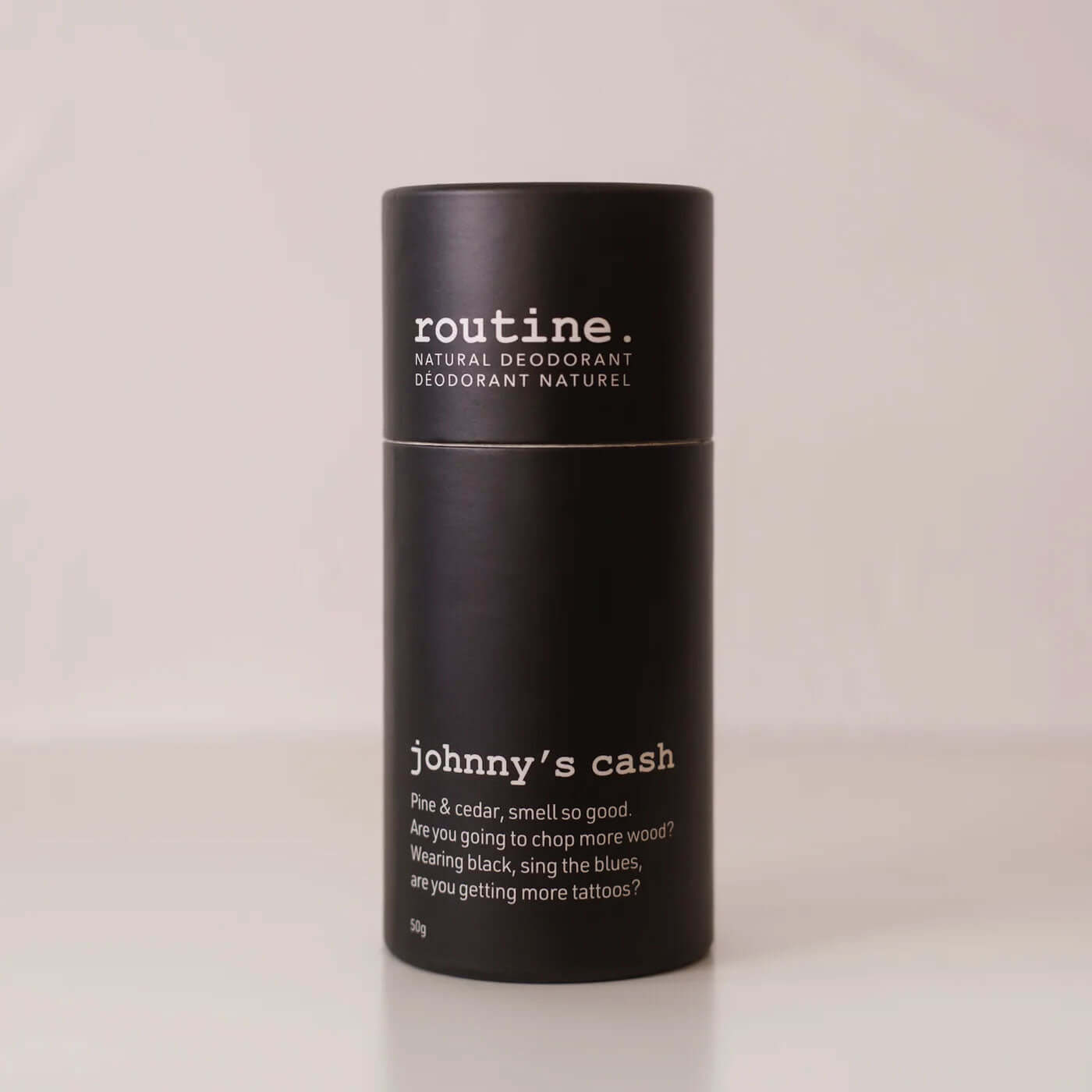 Routine Johnny’s Cash Deodorant – Baking Soda Free, Magnesium-Based 50g