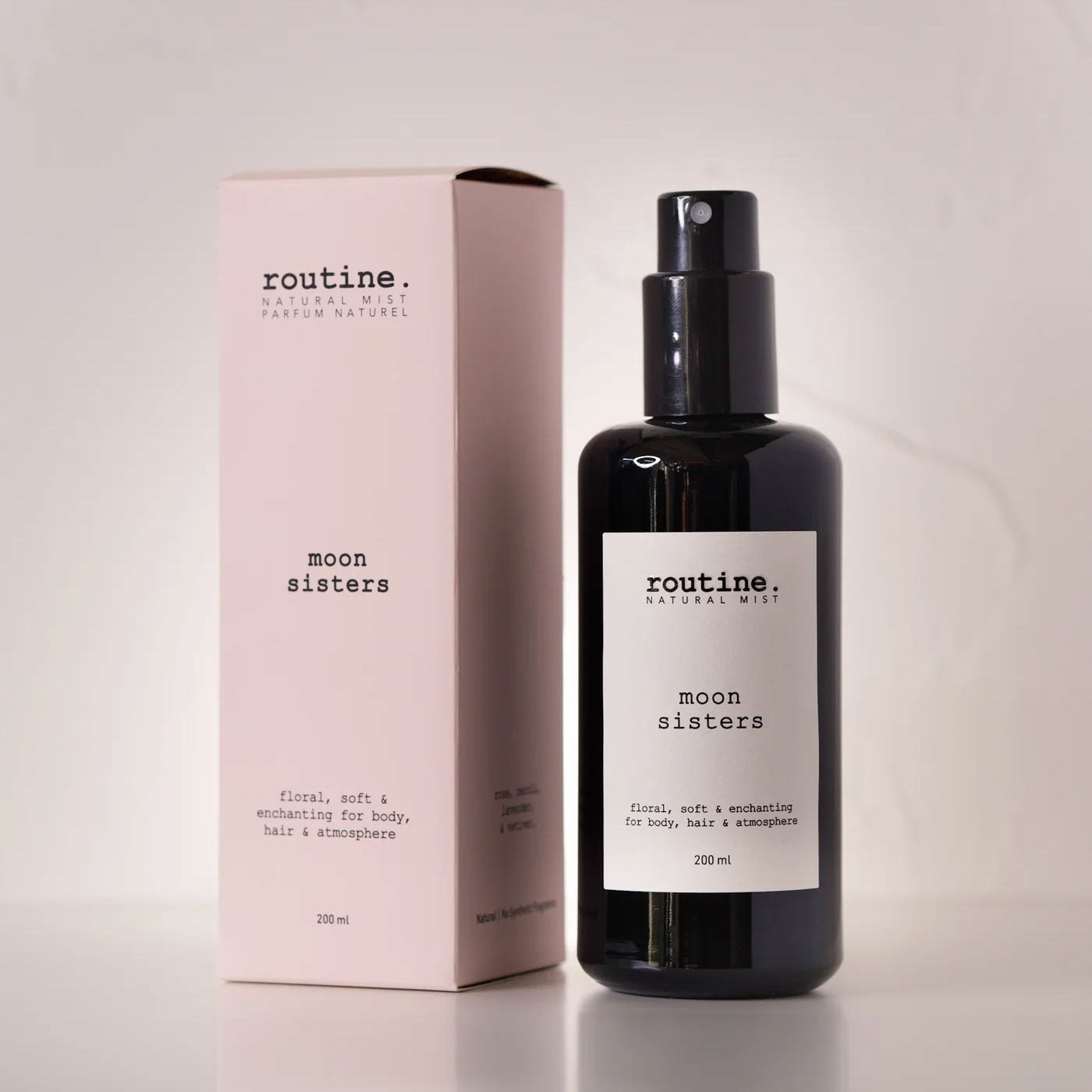 routine Moon Sisters Natural Mist — Floral Rose Lavender Body & Hair Spray | 200ml