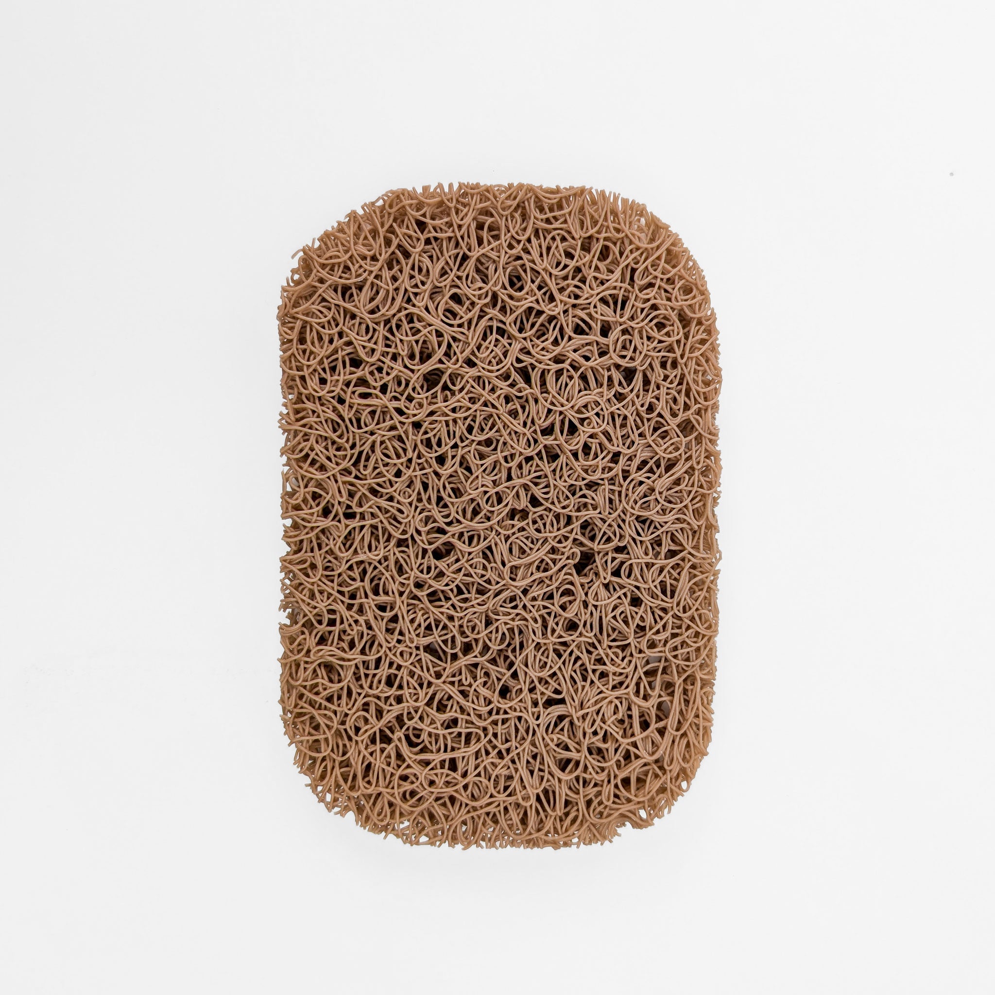 spaghetti soap dish - brown