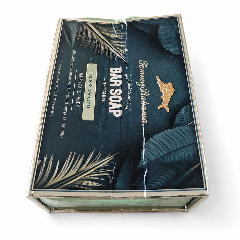 Tommy Bahama Lime & Coconut Premium Grooming Bar Soap for Men (dented box)