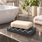 Waffle Soap Dish - Modern Geometric Soap Holder