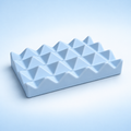 Waffle Soap Dish - Modern Geometric Soap Holder