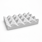 Waffle Soap Dish - Modern Geometric Soap Holder