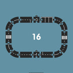 Waytoplay Flexible Roads - Expressway Set (16 pieces)