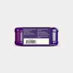 Underside view of the paper wrapper showing barcode, product details, and manufacturer information for Welly.
