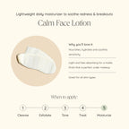 wildcraft CALM face lotion fact sheet