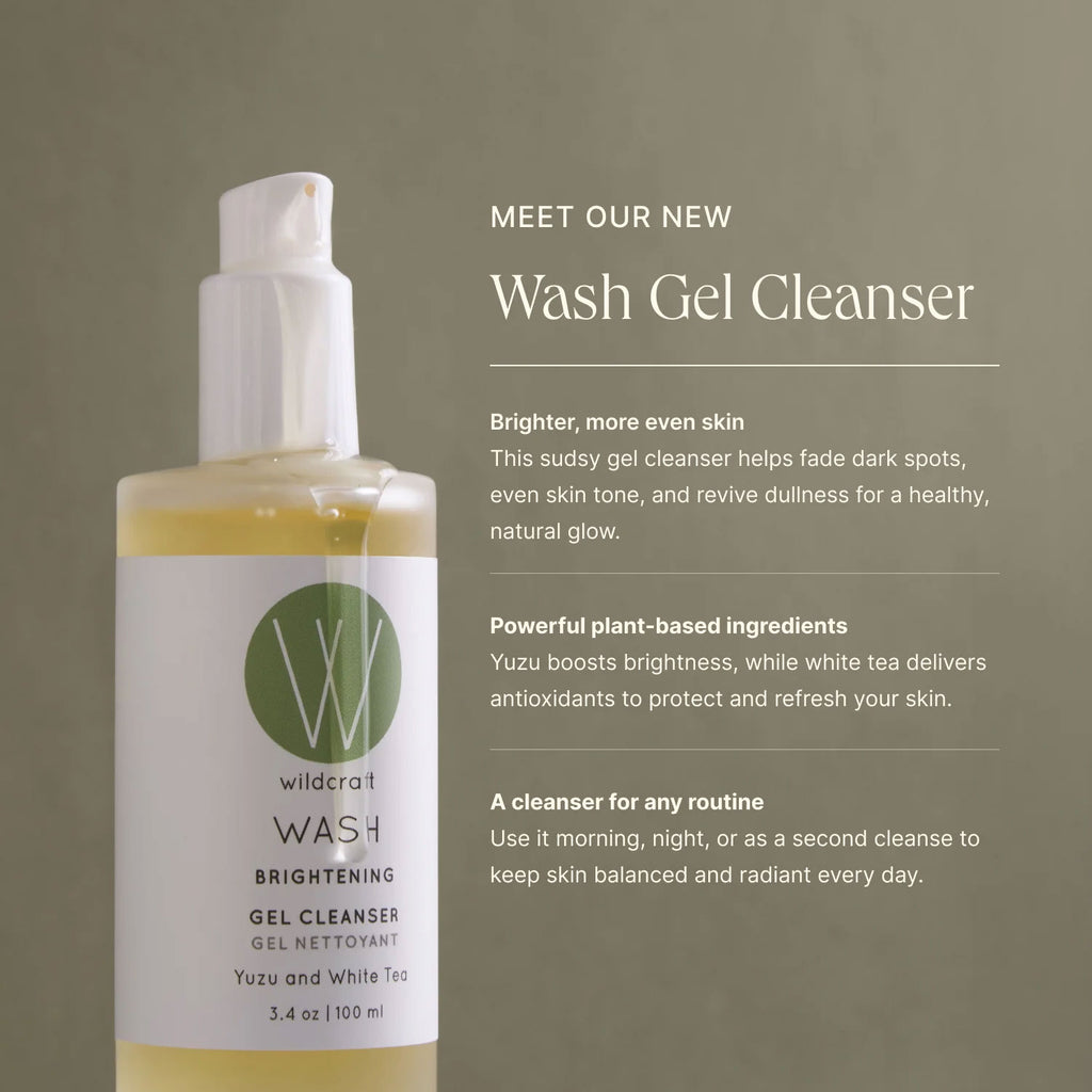 WASH Gel Cleanser - Yuzu & White Tea Brightening Face Wash