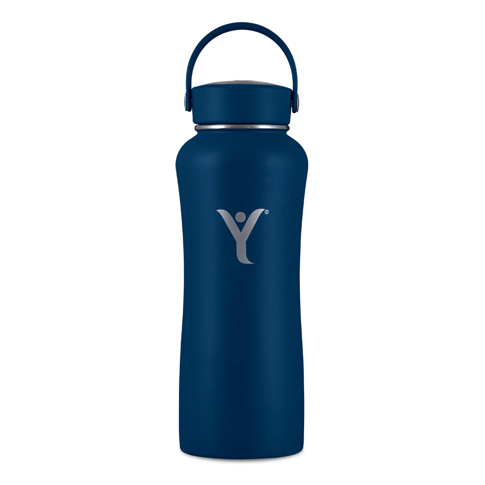 DYLN Wide-Mouth 32 oz. Water Bottle /w Sports Cap and Extra Diffusers