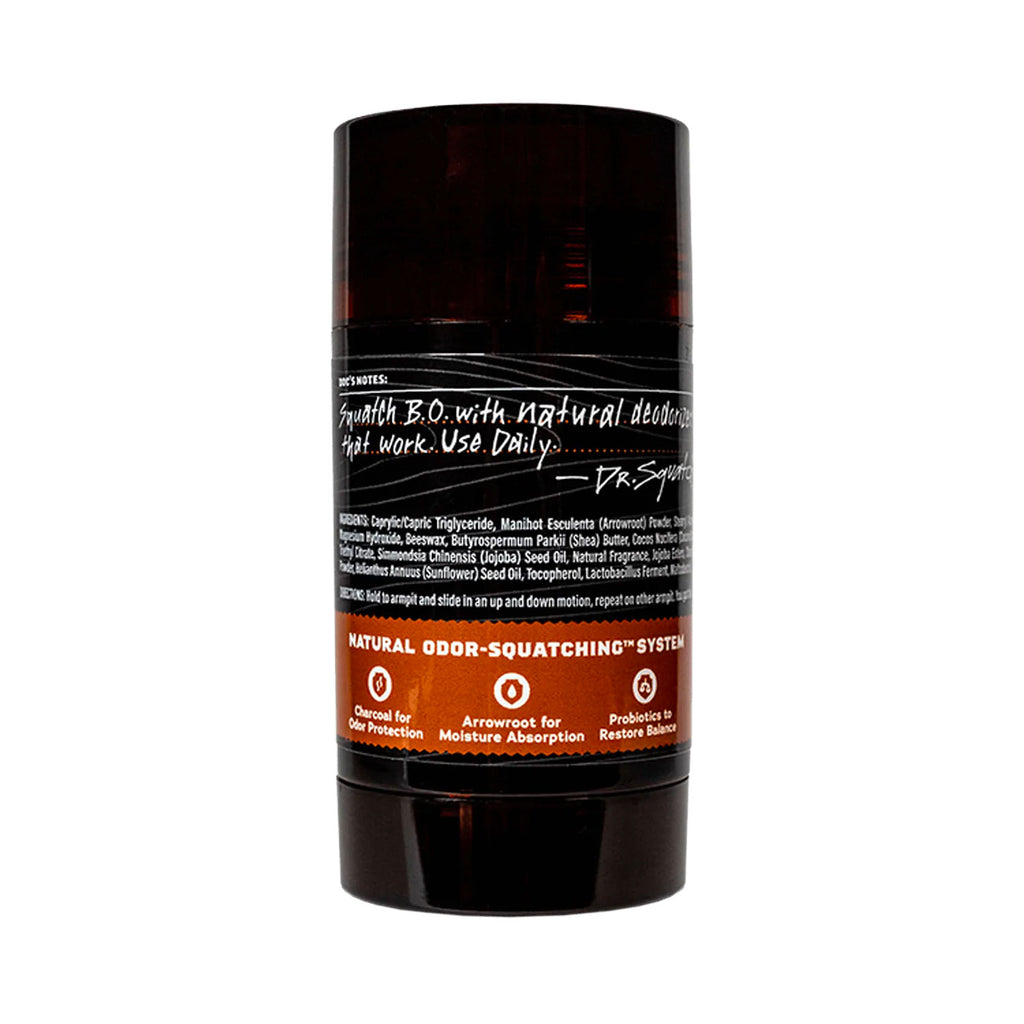 Dr. Squatch All Natural Deodorant for Men - Wood Barrel Bourbon