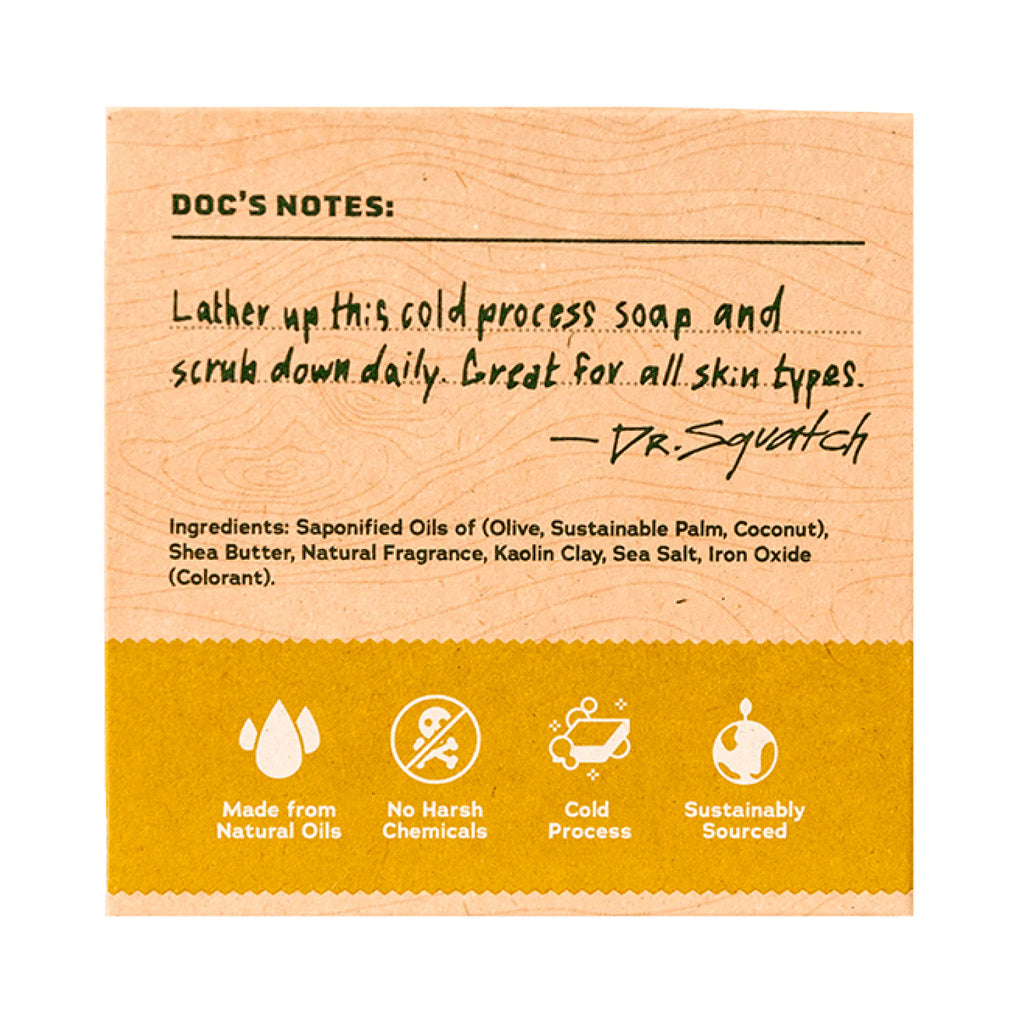 Dr. Squatch All Natural Bar Soap for Men - Gold Moss