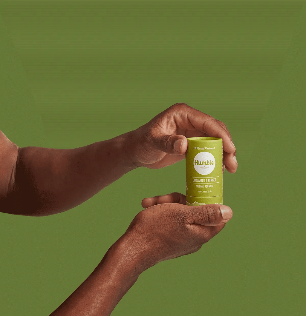 Humble all natural deodorant - bergamot & ginger | plastic free