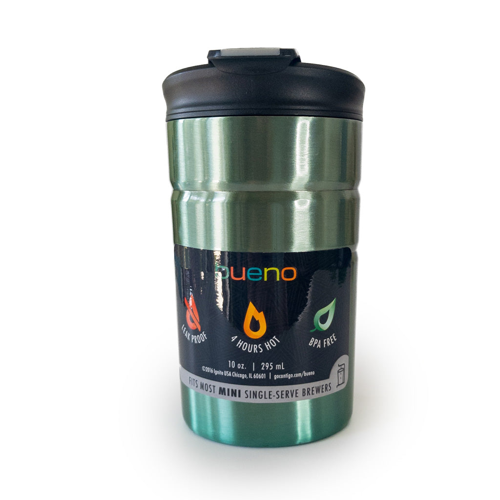 Bueno 10oz Stainless Steel Travel Mug with Flip Lid